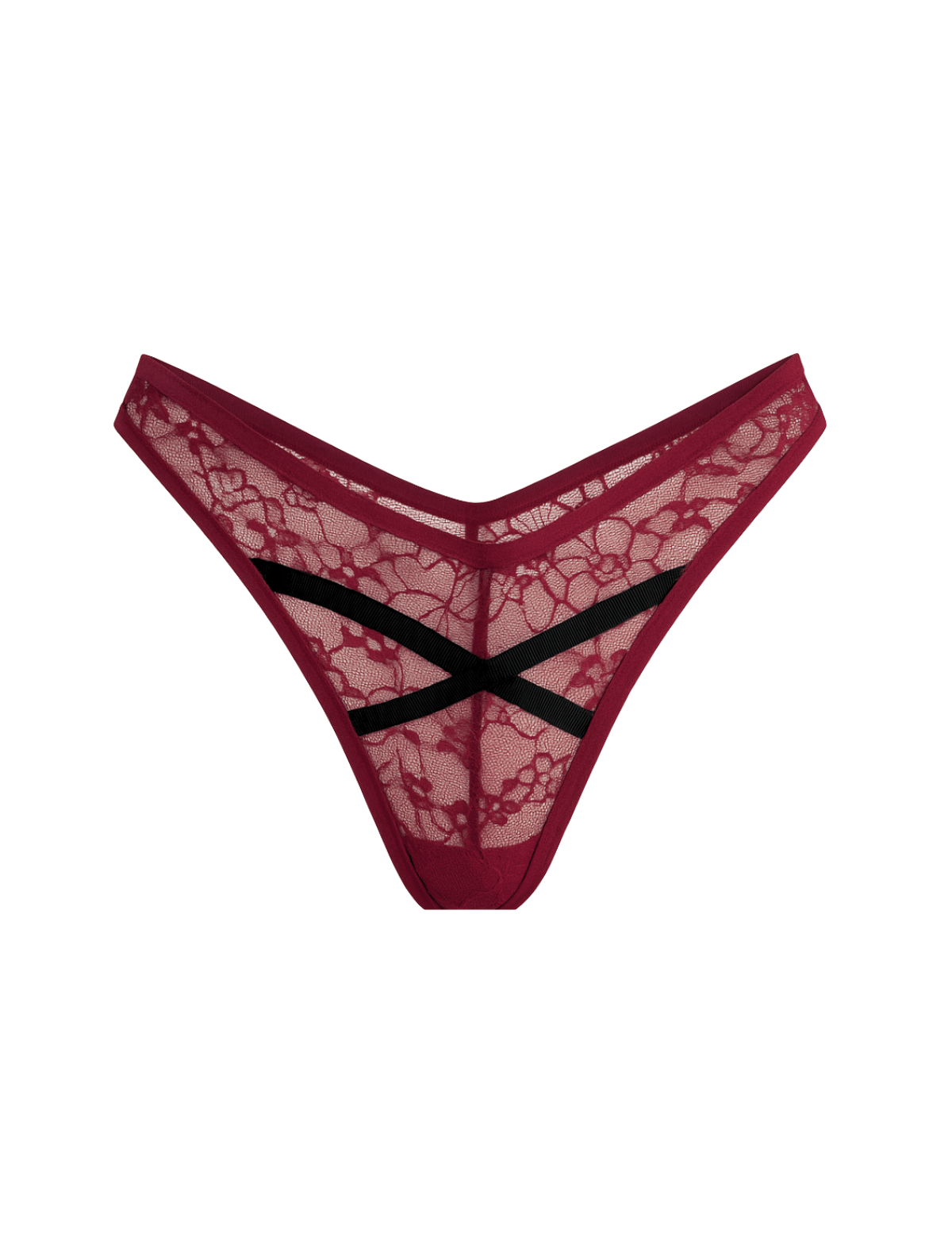 Sexy Merlot Lace Thong Knotty USA Sexy Merlot Lace Thong Knotty USA