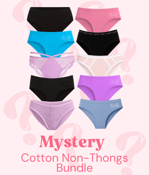 Mystery 10-Pack Cotton Non-Thongs