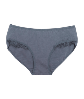 Grey Magnolia Cotton Briefs