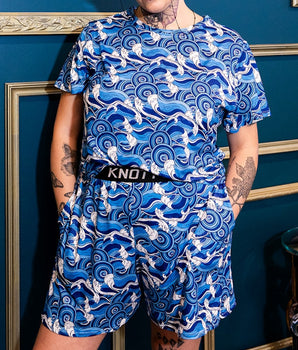 BeChill™ Water Sign Loose Boxer with Pockets